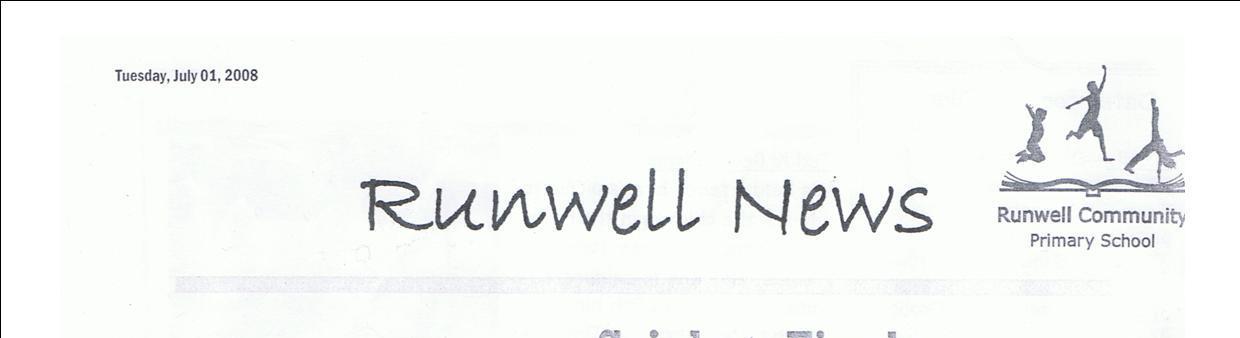 Runwell School Newsletter: Tuesday 1st July 2008