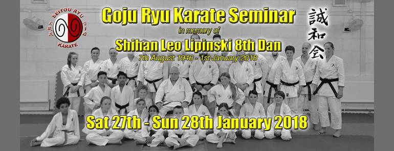 Goju Ryu Karate Seminar in Memory of Shihan Leo Lipinski